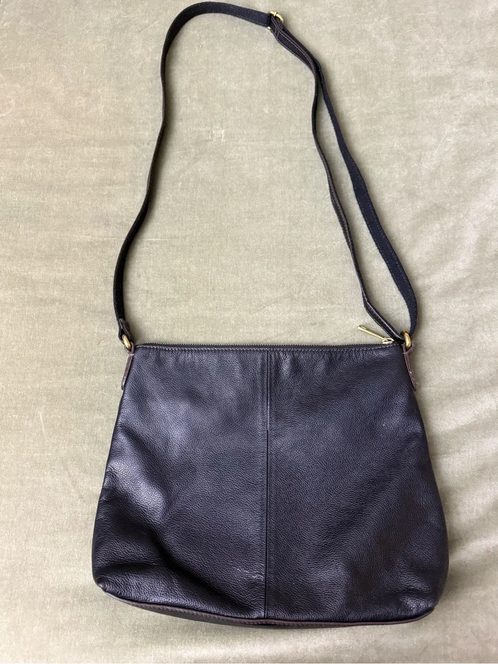 Fossil Felicity Black Leather Crossbody Bag #OSP